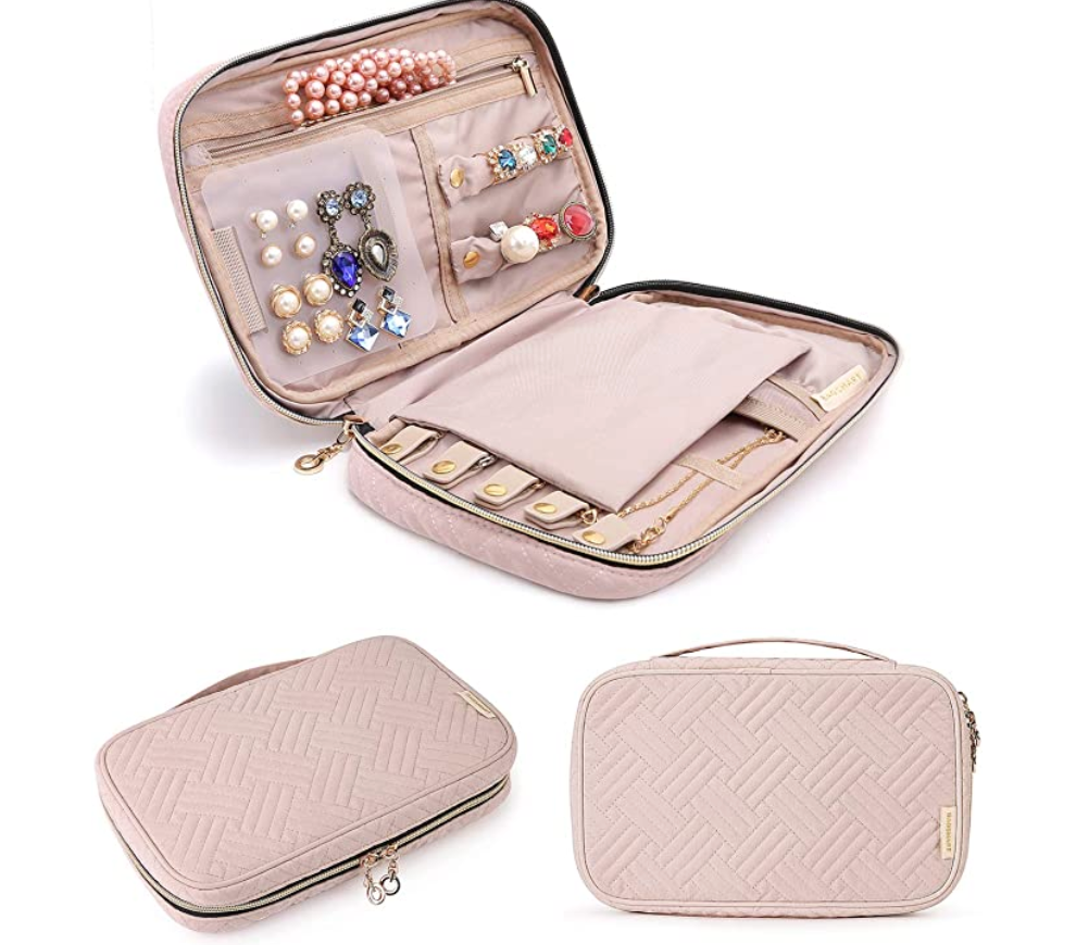 BAGSMART Jewelry Organizer Case Travel