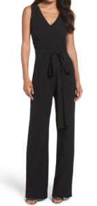 wearing all black is an easy way to look classy