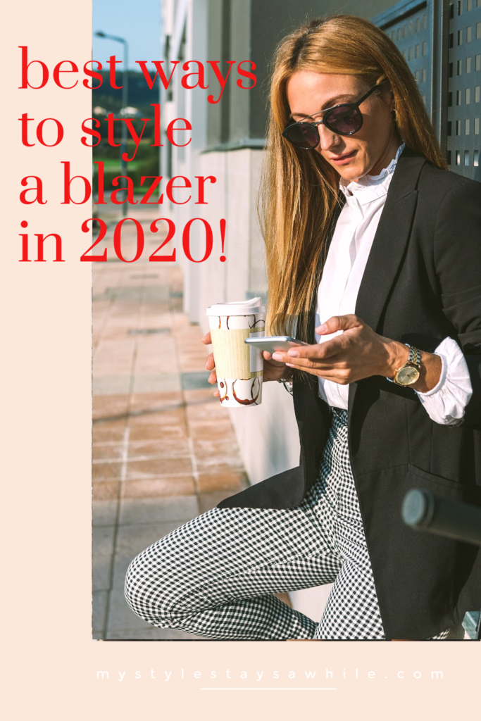 easy ways to style a blazer