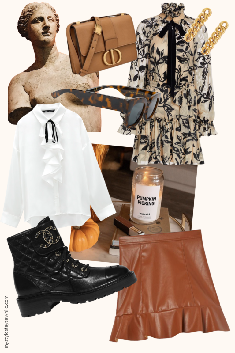 A styled lookbook for fall