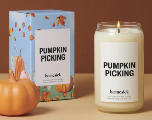 pumpkin candle perfect for fall